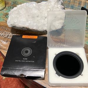 Filter digital high definition, high index optical glass, low profile filter.